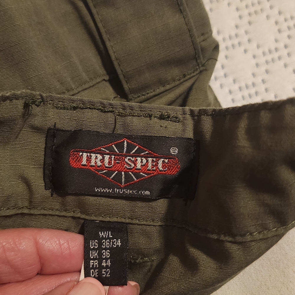 TRU-SPEC Men's Olive Cargo Pants
